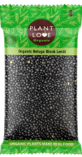 PLANT LOVE ORGANIC BLACK BELUGA LENTILS 400G